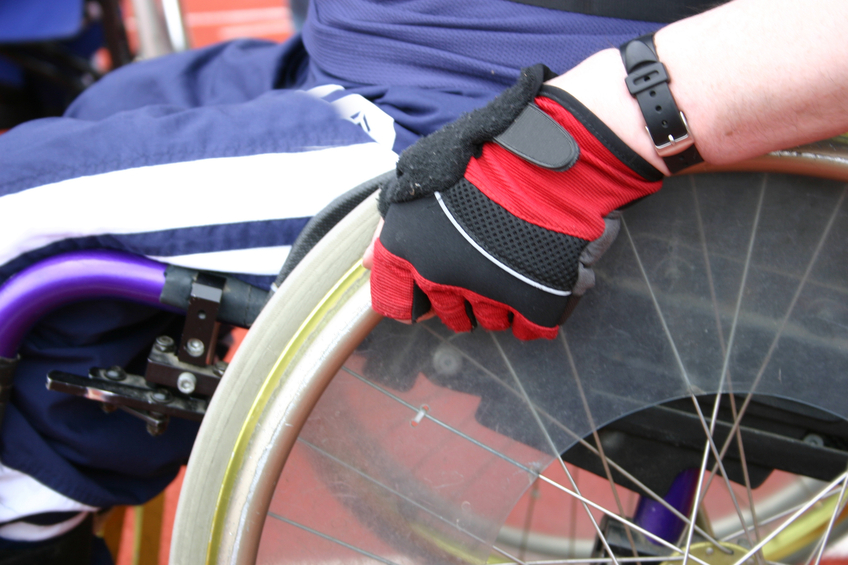 Wheelchair gloves