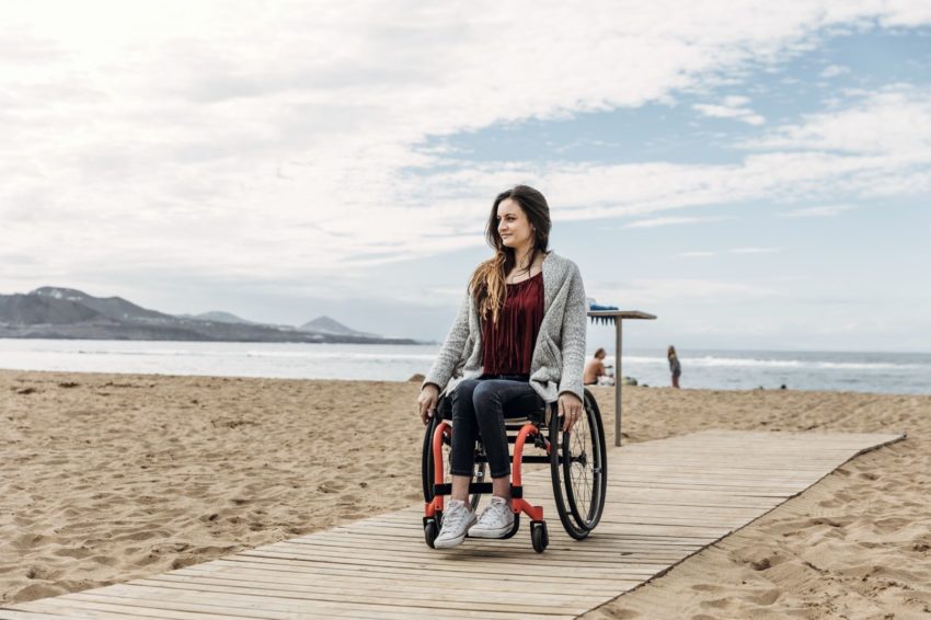 beach wheelchair